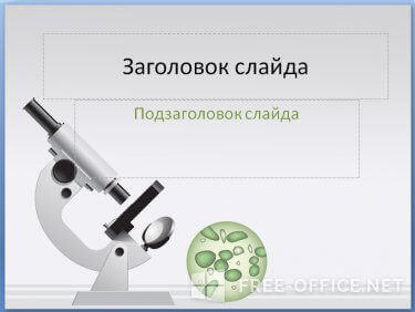 Скриншот шаблона «Микроскоп» – рис.1